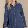 Velvet Boyfriend Tunic Shirt<Soft Surroundings Discount