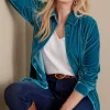 Velvet Boyfriend Tunic Shirt<Soft Surroundings Discount