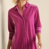 Velvet Boyfriend Tunic Shirt<Soft Surroundings Discount