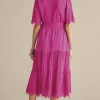 Verena Eyelet Midi Dress<Soft Surroundings Outlet