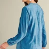Verna Embellished Velvet Tunic<Soft Surroundings Clearance