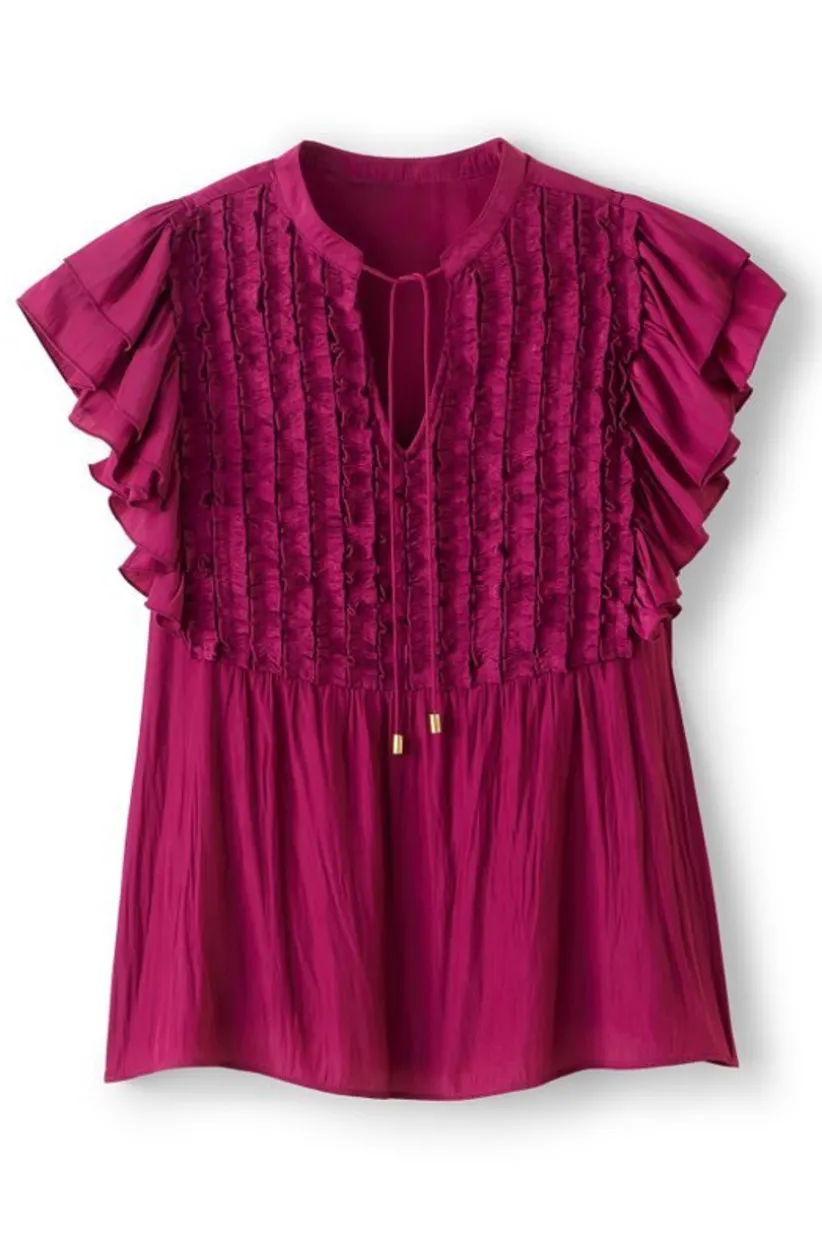 Victoria Ruffle Tunic<Soft Surroundings New