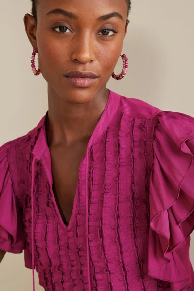 Victoria Ruffle Tunic<Soft Surroundings New