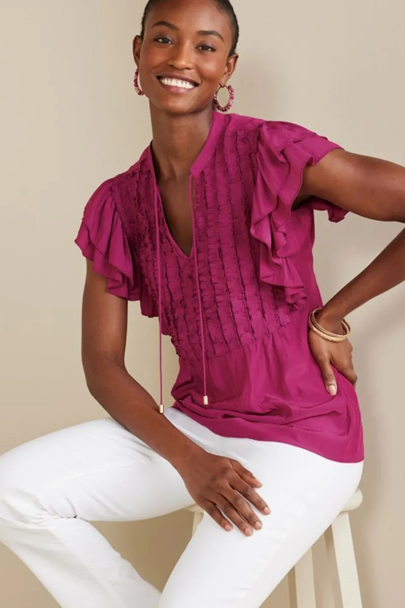 Victoria Ruffle Tunic<Soft Surroundings New