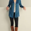 Vida Faux Suede Tunic<Soft Surroundings Outlet