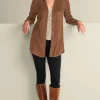 Vida Faux Suede Tunic<Soft Surroundings Outlet