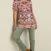 Vina Short Sleeve Tunic<Soft Surroundings Sale