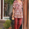 Vina Short Sleeve Tunic<Soft Surroundings Sale