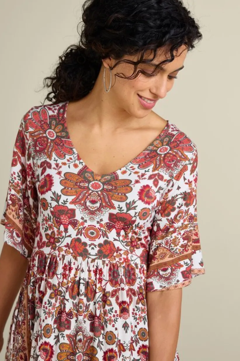Vina Short Sleeve Tunic<Soft Surroundings Sale