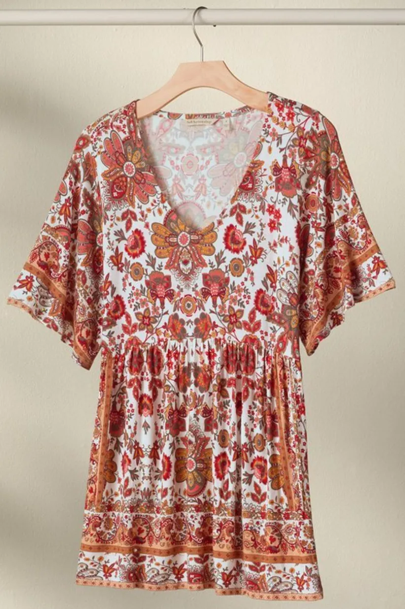 Vina Short Sleeve Tunic<Soft Surroundings Sale