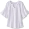 Vinka Gauze Pullover<Soft Surroundings Hot