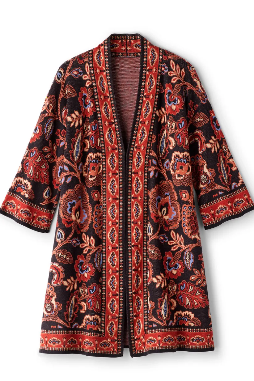 Vitrine Jacquard Cardigan<Soft Surroundings Best