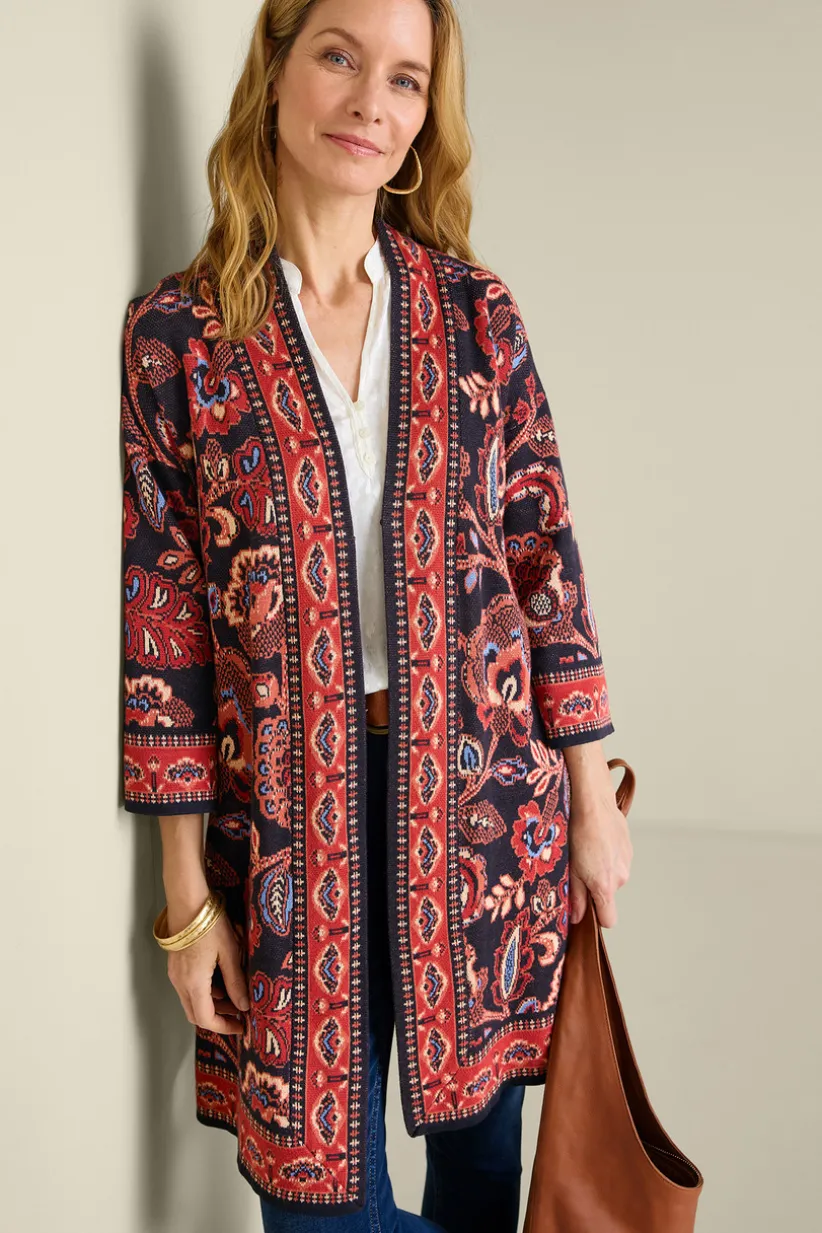 Vitrine Jacquard Cardigan<Soft Surroundings Best