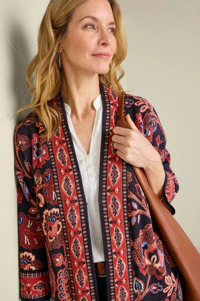 Vitrine Jacquard Cardigan<Soft Surroundings Best