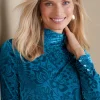 Walden Velvet Turtleneck<Soft Surroundings New