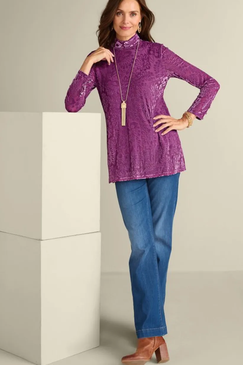 Walden Velvet Turtleneck<Soft Surroundings New