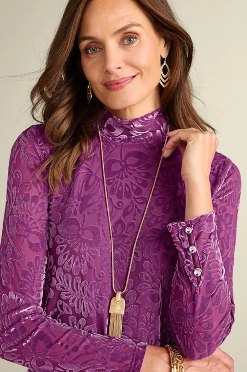 Walden Velvet Turtleneck<Soft Surroundings New