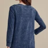 Washed Make It Snappy Pullover<Soft Surroundings Clearance