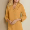 Washed Tencel™ Tunic<Soft Surroundings Fashion