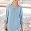 Washed Tencel™ Tunic<Soft Surroundings Fashion