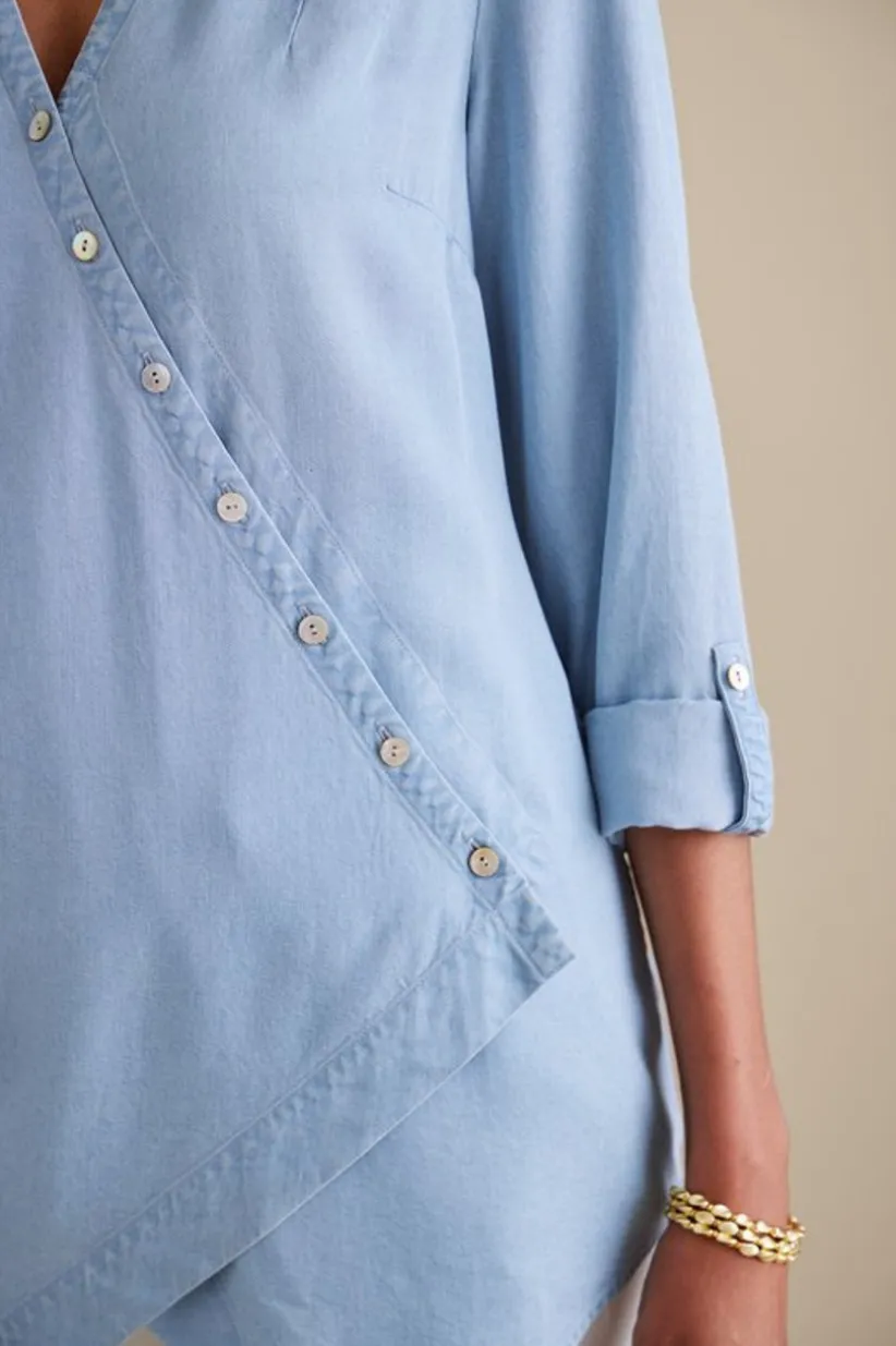 Washed Tencel™ Tunic<Soft Surroundings Fashion