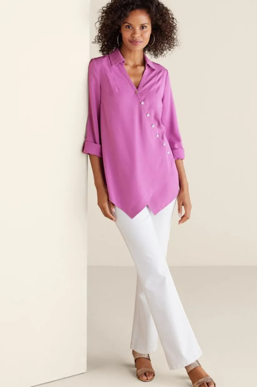 Washed Tencel™ Tunic<Soft Surroundings Fashion