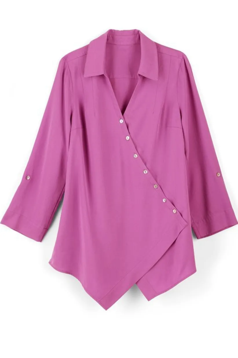 Washed Tencel™ Tunic<Soft Surroundings Fashion