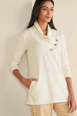Westminster Tunic Sweatshirt<Soft Surroundings Clearance
