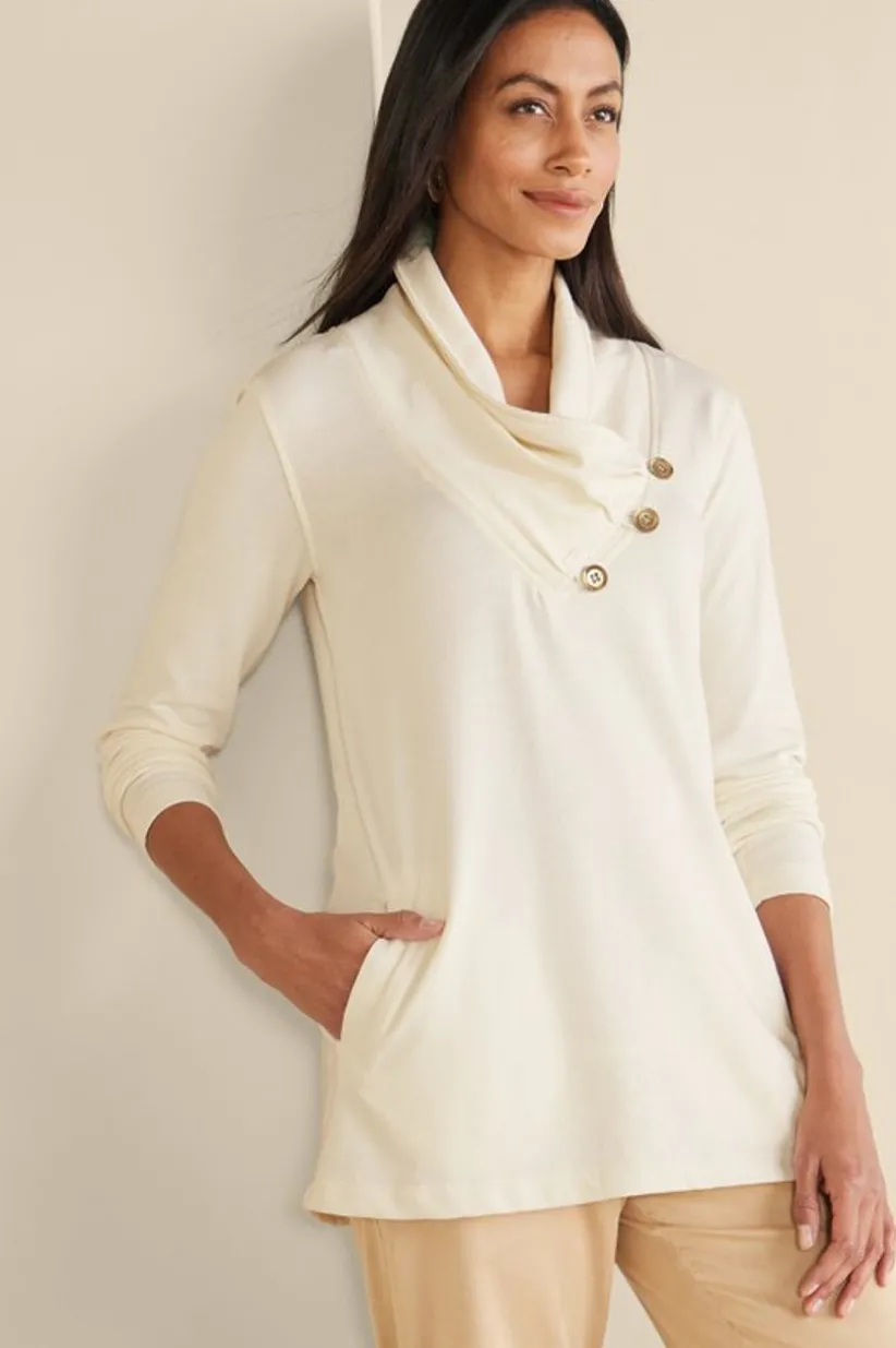 Westminster Tunic Sweatshirt<Soft Surroundings Clearance