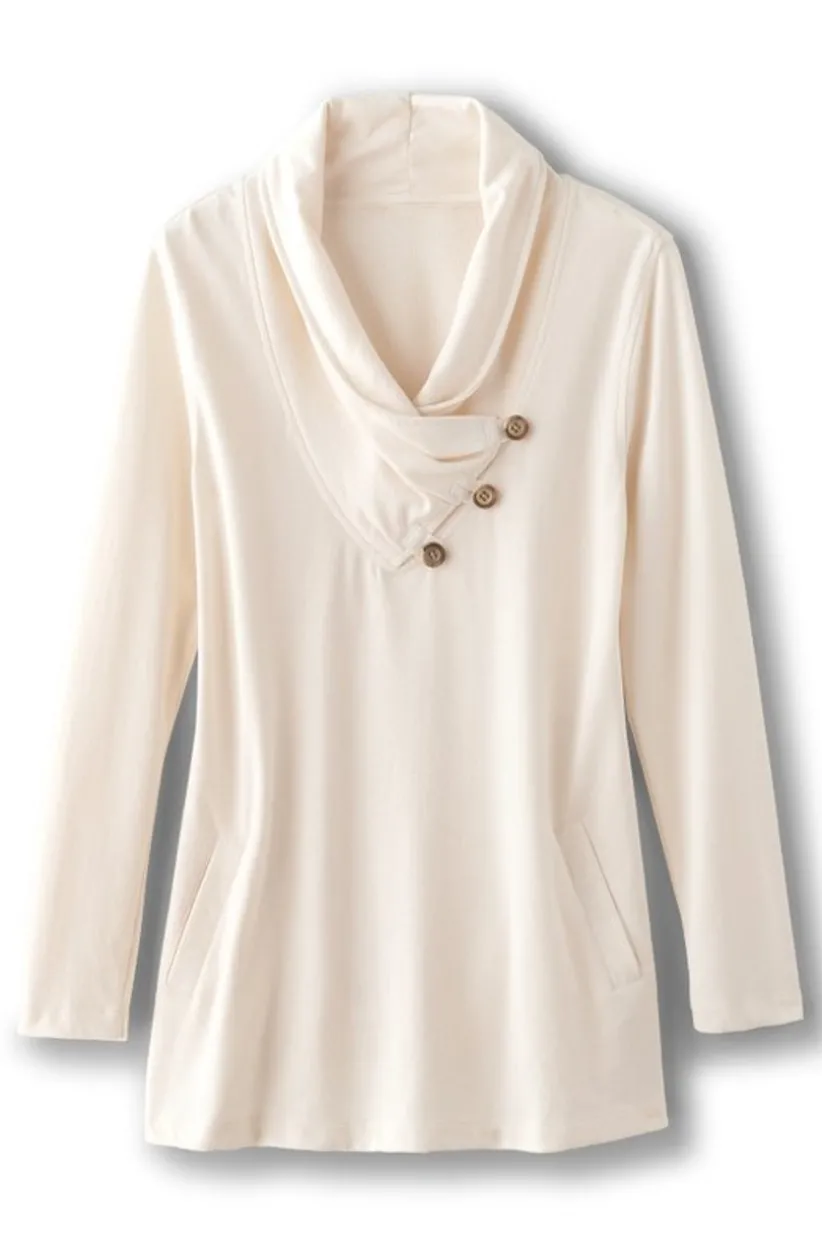 Westminster Tunic Sweatshirt<Soft Surroundings Clearance