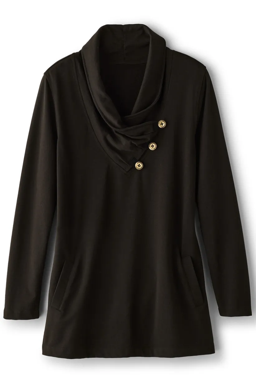 Westminster Tunic Sweatshirt<Soft Surroundings Clearance