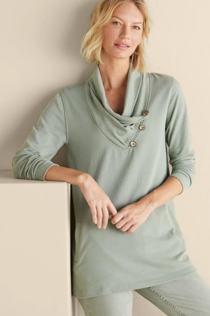 Westminster Tunic Sweatshirt<Soft Surroundings Clearance