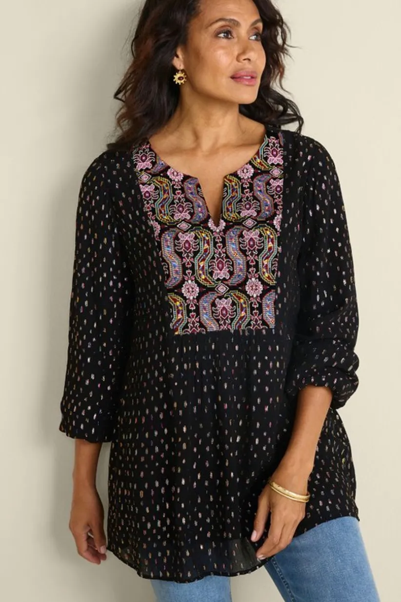 Wynn Shimmer Tunic<Soft Surroundings Sale