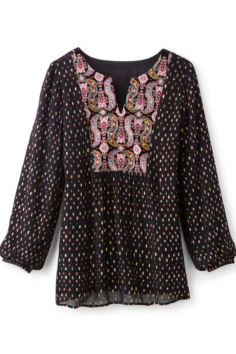 Wynn Shimmer Tunic<Soft Surroundings Sale
