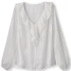Xenia Ruffle Top<Soft Surroundings Clearance