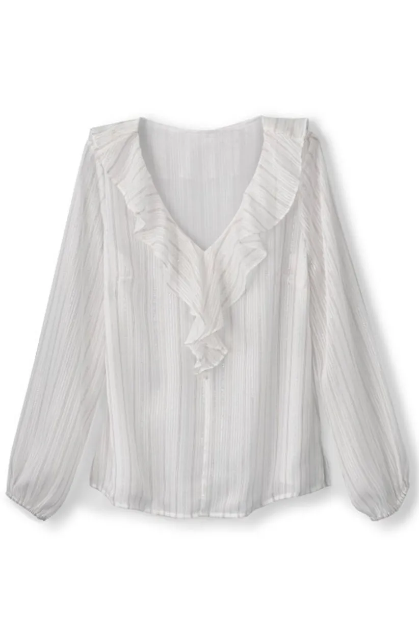 Xenia Ruffle Top<Soft Surroundings Clearance