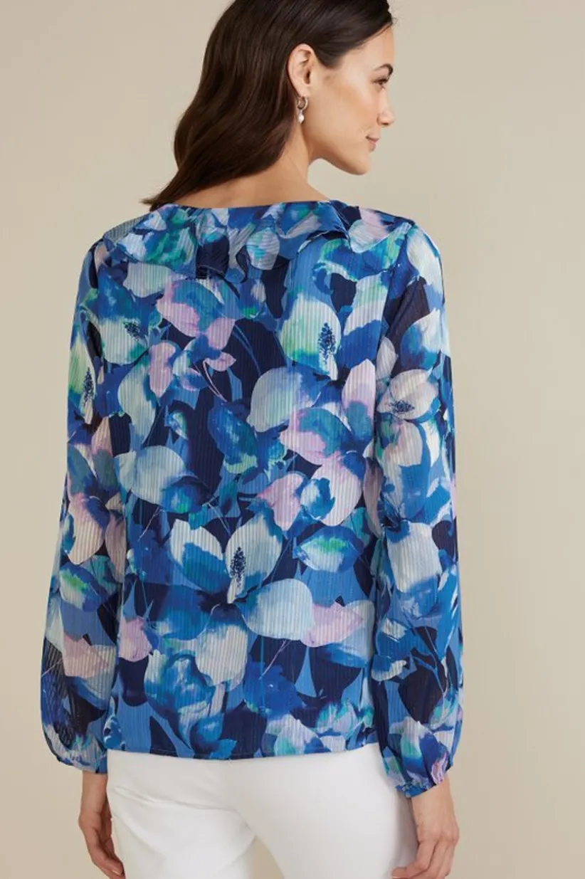 Xenia Ruffle Top<Soft Surroundings Clearance