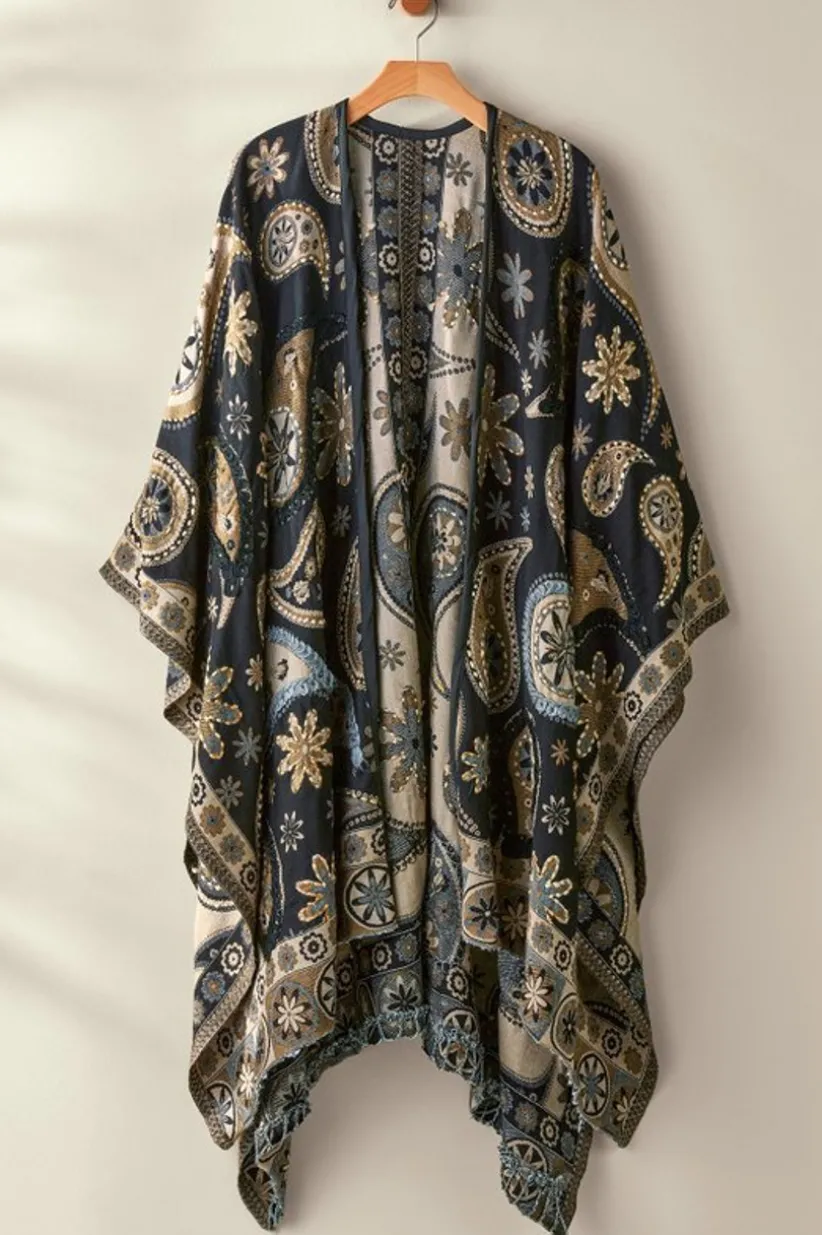 Yasmin Embroidered Wrap<Soft Surroundings Online