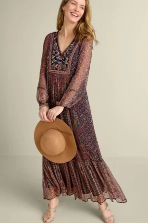 Zellige Maxi Dress<Soft Surroundings Outlet
