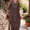 Zellige Maxi Dress<Soft Surroundings Outlet
