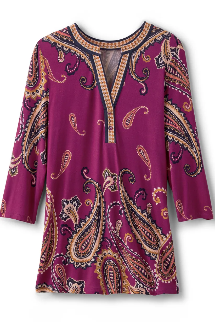 Zennia Printed Tunic<Soft Surroundings Sale