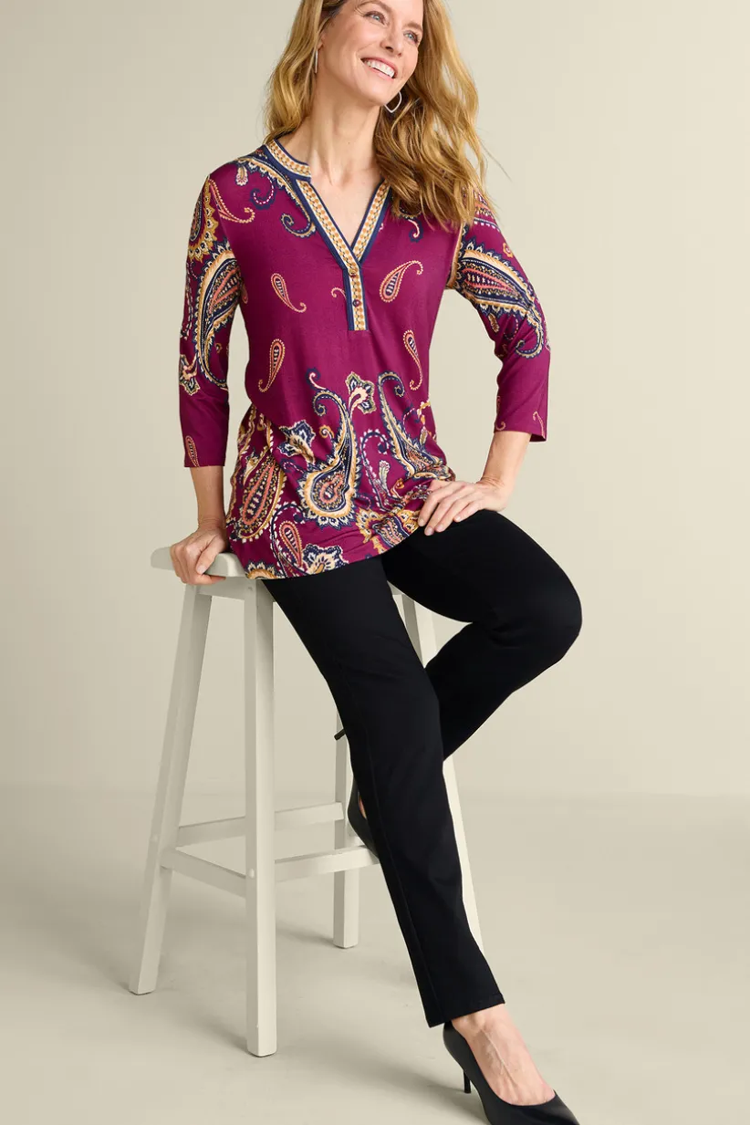 Zennia Printed Tunic<Soft Surroundings Sale