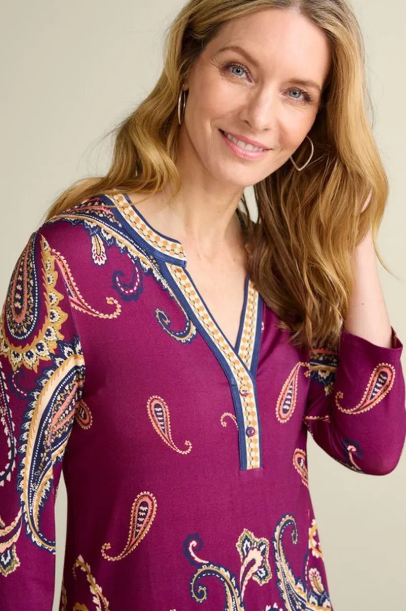 Zennia Printed Tunic<Soft Surroundings Sale
